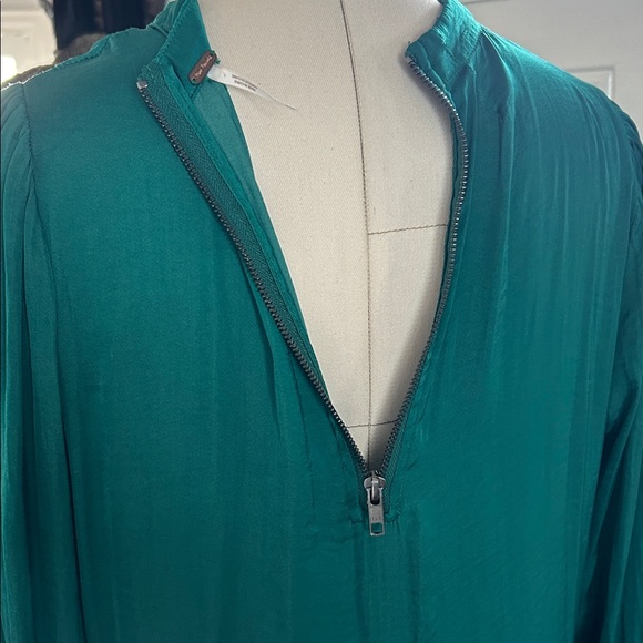 Free People New Day satin tunic dress - Picture 7 of 9